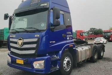 二手福田 欧曼新ETX 6系重卡 400马力 6X4牵引车(国五) 双驱 康明斯二手牵引车 黄牌图片