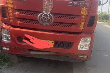 二手三环十通 昊龙 270马力 8X2 8米栏板载货车(国五) 前四后六 玉柴二手载货车 黄牌图片
