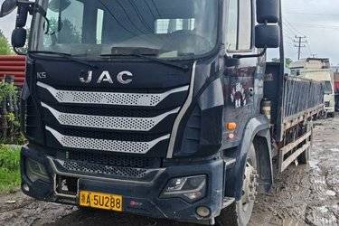 二手江淮 格尔发K5L中卡 160马力 4X2 5.8米栏板载货车(4700轴距)(国五) 单桥 玉柴二手载货车 黄牌图片