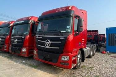 二手福田 欧曼GTL 580马力 6X4 AMT自动挡牵引车(国六) 双驱 康明斯二手牵引车 黄牌图片