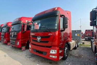 二手福田 欧曼GTL 6系重卡 超能版 460马力 6X4牵引车(国五) 双驱 福田康明斯二手牵引车 黄牌图片