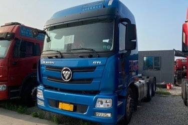 二手福田 欧曼GTL 基本型 470马力 6X4 牵引车(国六) 双驱 福田康明斯二手牵引车 黄牌图片