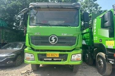 二手陕汽重卡 德龙新M3000 350马力 6X4 5.8米自卸车(国五) 后八轮 潍柴二手自卸车 黄牌