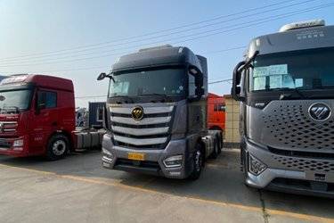 二手福田 欧曼EST 620马力 6X4 AMT自动档牵引车(液缓)(国六) 双驱 康明斯二手牵引车 黄牌图片