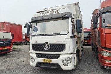 二手陕汽重卡 德龙L5000 菁英版 270马力 4X2 9.8米厢式载货车(国六) 单桥 潍柴二手载货车 黄牌图片