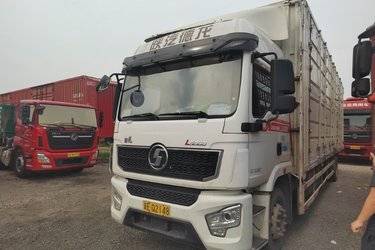 二手陕汽重卡 德龙L5000 旗舰版 270马力 4X2 9.8米厢式载货车(国六) 单桥 潍柴二手载货车 黄牌图片