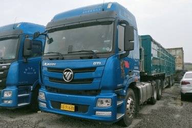 二手福田 欧曼GTL 北方版 470马力 6X4 牵引车(国六) 双驱 康明斯二手牵引车 黄牌图片