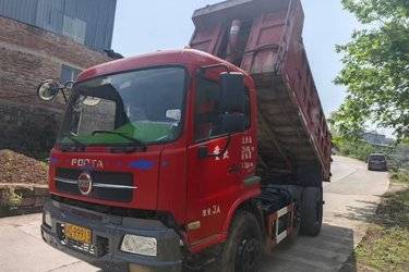 二手东风商用车 天锦中卡 260马力 6X2 4.7米自卸车(国五) 前四后四 东风二手自卸车 黄牌
