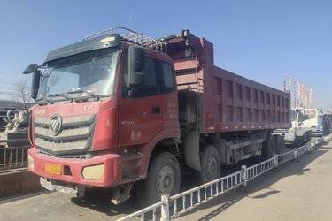二手福田 欧曼新ETX 9系重卡 375马力 8X4 8.6米自卸车(国五) 前四后八 潍柴二手自卸车 黄牌图片