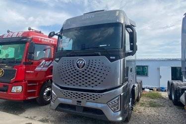 二手福田 欧曼银河 660马力 6X4 AMT自动档牵引车(国六) 双驱 福田康明斯二手牵引车 黄牌图片