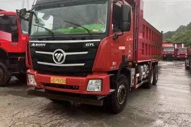 二手福田 欧曼GTL 基本型 490马力 6X4 6米自卸车(国六) 后八轮 康明斯二手自卸车 黄牌图片