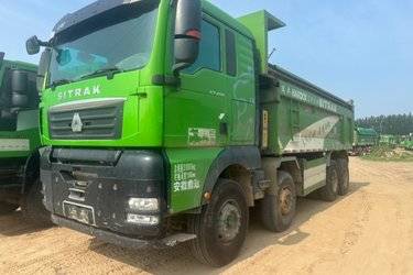 二手中国重汽 汕德卡SITRAK G7重卡 460马力 8X4 6.5米自卸车(国六) 前四后八 曼二手自卸车 黄牌