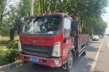 二手中国重汽HOWO 悍将 170马力 4X2 4.15米自卸车(国五) 单桥 朝柴二手自卸车 蓝牌图片