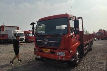 二手东风商用车 天锦VR 180马力 4X2 6.75米栏板载货车(国五) 单桥 东风二手载货车 黄牌图片