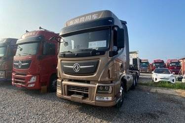二手东风商用车 天龙旗舰KX 2018款 520马力 6X4牵引车(东风14挡)(国五) 双驱 东风康明斯二手牵引车 黄牌图片