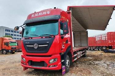 二手东风商用车 天锦KR PLUS 舒适版 290马力 4X2 9.8米厢式载货车(国六)(高顶三卧)(速比3.64)(国六) 单桥 康明斯二手载货车 黄牌图片