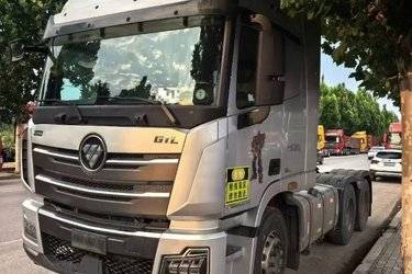 二手福田 欧曼GTL 520马力 6X4 AMT自动挡牵引车(国六) 双驱 曼二手牵引车 黄牌图片