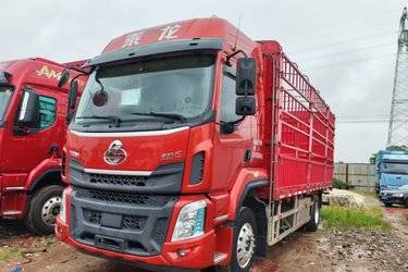 二手东风柳汽 乘龙H5中卡 240马力 6X2 7.8米仓栅式载货车(国五) 前四后四 玉柴二手载货车 黄牌图片