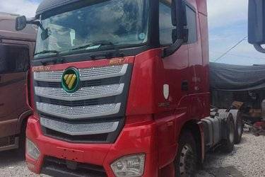 二手福田 欧曼EST 6系重卡 510马力 6X4 AMT自动挡牵引车(国五) 双驱 福田康明斯二手牵引车 黄牌图片