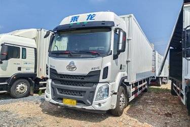 二手东风柳汽 乘龙H5中卡 260马力 6X2 9.7米厢式载货车(国六) 单桥 玉柴二手载货车 黄牌图片