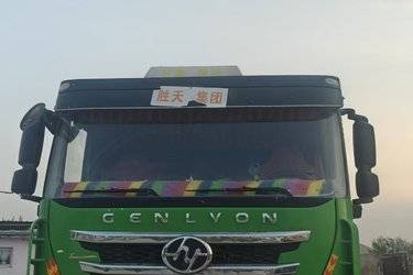 二手上汽红岩 杰狮C500重卡 430马力 6X4 6.2米自卸车(国五) 后八轮 中国重汽二手自卸车 黄牌图片