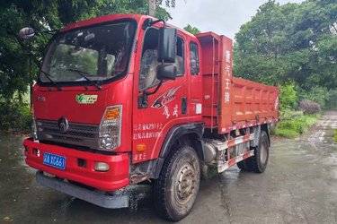 二手中国重汽成都商用车 腾狮 160马力 4X2 3.94米自卸车(国五) 单桥 中国重汽二手自卸车 黄牌图片