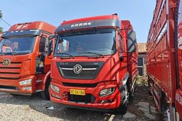 二手东风商用车 天锦KR 舒适版 260马力 4X2 6.8米仓栅式载货车(国六) 单桥 东风康明斯二手载货车 黄牌图片