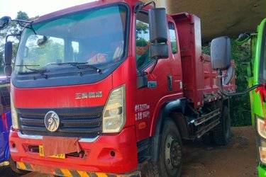 二手中国重汽成都商用车 腾狮 160马力 4X2 4.14米自卸车(国五) 单桥 玉柴二手自卸车 黄牌图片