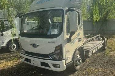 二手福田奥铃智蓝EL 4.14米单排纯电动厢式轻卡 宁德时代120.27kWh  二手电动卡车电动载货车图片