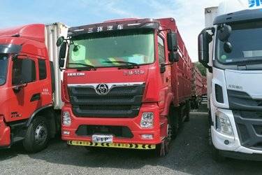 二手三环十通 昊龙 舒适版 270马力 8X2 8米仓栅式载货车(国六)(8挡)(国六) 前四后六 玉柴二手载货车 黄牌图片