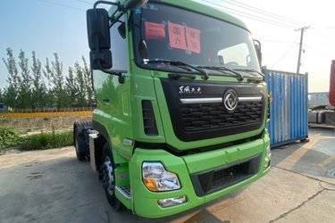二手东风商用车 天龙VL重卡 350马力 4X2牵引车(国六) 单桥 东风康明斯二手牵引车 黄牌图片