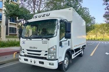 二手庆铃 五十铃KV100 120马力 4.13米单排厢式轻卡(国六) 单桥 庆铃五十铃二手载货车 蓝牌图片