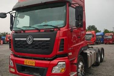 二手东风商用车 天龙VL重卡 400马力 6X4牵引车(国五) 双驱 雷诺二手牵引车 黄牌