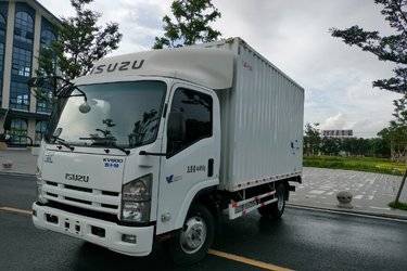 二手庆铃 五十铃KV600 130马力 4.17米单排厢式轻卡(国五) 单桥 庆铃五十铃二手载货车 蓝牌图片