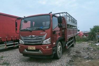 二手福田 时代领航ES5 190马力 4X2 5.8米排半栏板载货车(国六) 单桥 潍柴二手载货车 黄牌图片