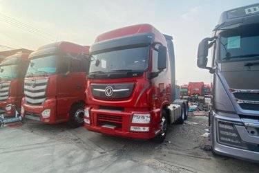 二手东风商用车 天龙旗舰KX 经典版 520马力 6X4牵引车(带液缓)(3.64速比)(国六) 双驱 东风康明斯二手牵引车 黄牌图片