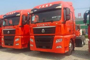 二手中国重汽 汕德卡SITRAK G7重卡 480马力 6X4 LNG牵引车(国六) 双驱 曼二手牵引车 黄牌图片