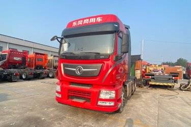 二手东风商用车 天龙旗舰KX 560马力 6X4牵引车(国六) 双驱 东风康明斯二手牵引车 黄牌图片
