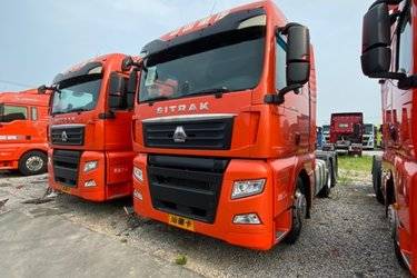 二手中国重汽 汕德卡SITRAK G7重卡 480马力 6X4牵引车(国五) 双驱 曼二手牵引车 黄牌图片