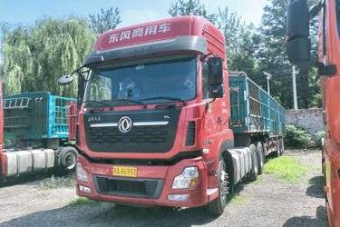 二手东风商用车 天龙VL重卡 轻盈版 465马力 6X4牵引车(国六) 双驱 雷诺二手牵引车 黄牌图片