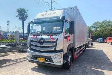 二手福田 欧航R系 240马力 4X2 9.78米厢式载货车(国六) 单桥 康明斯二手载货车 黄牌图片