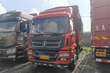 二手陕汽商用车 轩德X6中卡 复合版 245马力 6X2 7.8米仓栅式载货车(国五) 前四后四 潍柴二手载货车 黄牌图片