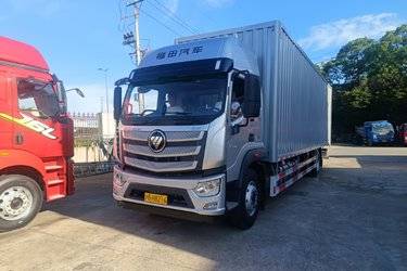 二手福田 欧航AR系 240马力 4X2 9.78米厢式载货车(国六) 单桥 玉柴二手载货车 黄牌图片