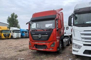 二手东风商用车 天龙KL重卡 465马力 4X2牵引车(国六) 单桥 雷诺二手牵引车 黄牌图片