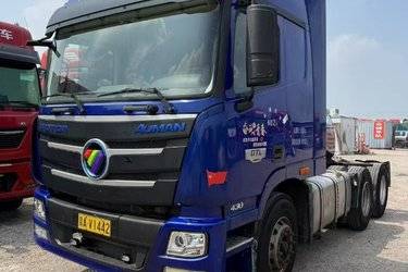 二手福田 欧曼GTL 6系重卡 北方版 430马力 6X4牵引车(国五) 双驱 潍柴二手牵引车 黄牌图片
