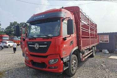 二手东风商用车 天锦KR 星耀版 260马力 4X2 6.8米仓栅式载货车(国六) 单桥 东风康明斯二手载货车 黄牌图片
