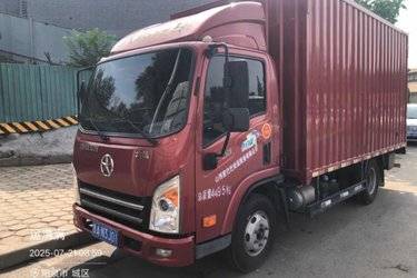 二手大运 新奥普力 127马力 4.12米单排厢式轻卡(国六) 单桥 云内动力二手载货车 蓝牌图片