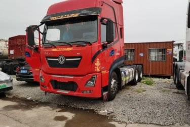 二手东风商用车 天龙KL重卡 465马力 6X4牵引车(3.64速比)(国五) 双驱 雷诺二手牵引车 黄牌图片