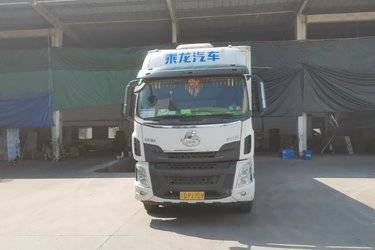 二手东风柳汽 乘龙H5重卡 240马力 4X2 9.7米厢式载货车(国五) 单桥 玉柴二手载货车 黄牌图片