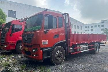 二手东风商用车 天锦KR中卡 绿通版 245马力 4X2 6.2米栏板载货车(高顶)(国五) 单桥 康明斯二手载货车 黄牌图片